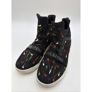 SoulsFeng High Top Slip On's Mens Paint Splatter  Shoe